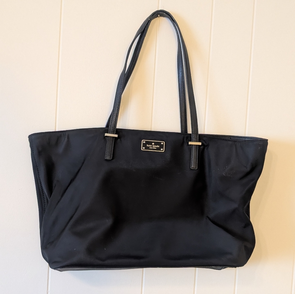 Kate Spade Nylon Tote Bag Black